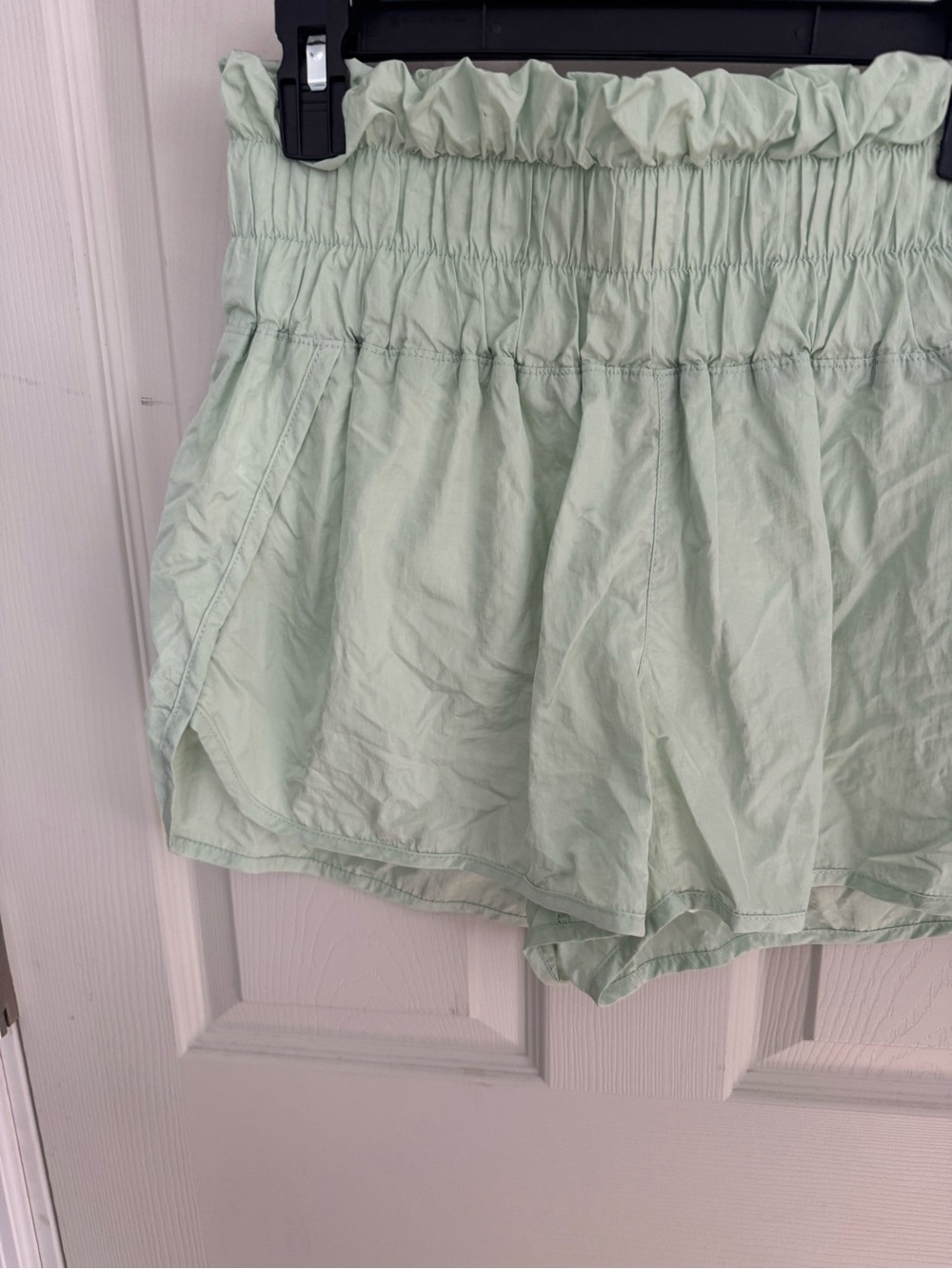 Free People FP Movement Women's Sz L Turquoise Mint The Way Home Pull On Shorts - Picture 2 of 13